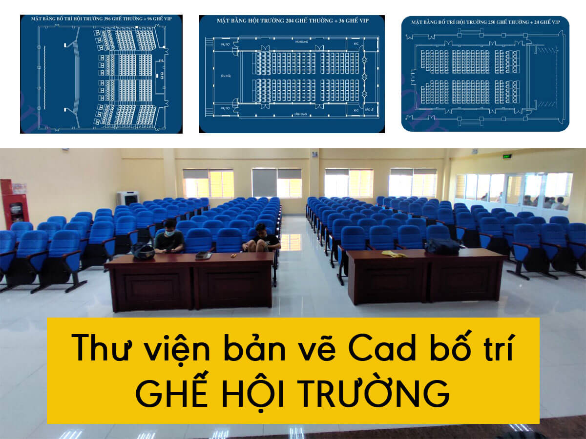 Thư viện Cad ghế hội trường